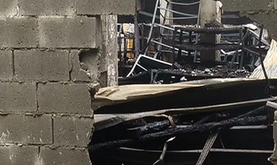 Últimos detalles sobre la remoción de escombros de local incendiado al norte de Guayaquil