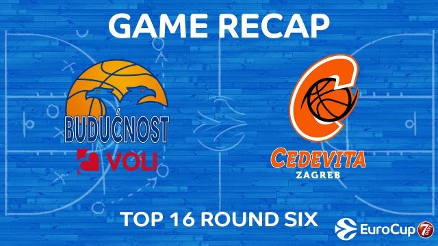 Highlights: Buducnost Voli Podgorica - Cedevita Zagreb