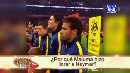 ¿Por qué Maluma hizo llorar a Neymar?