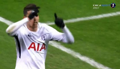 Erik Lamela Goal - Tottenham Hotspur 1-0 Newport County 07-02-2018
