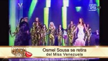 Osmel Sousa abandona el concurso Miss Universo