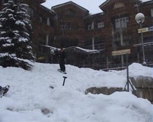 chute en snow