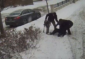 Download Video: Milwaukee Bus Driver Races to Help Elderly Man Who Fell Into Snow Bank