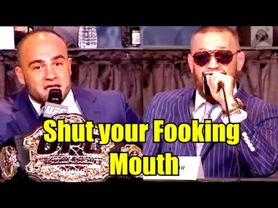 I will KO Eddie Alvarez inside RD 1-Conor Mcgregor,Who the FOOK is that? UFC 205 press conference