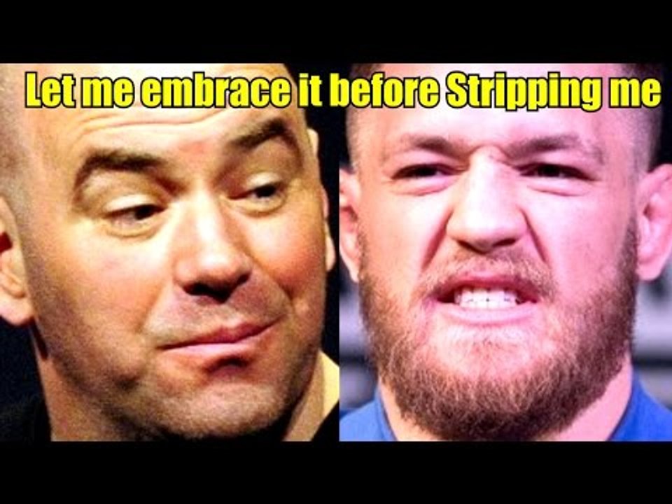 Conor Mcgregor ready to vacate one of his belts after UFC 205,Why doesn't UFC release GSP?