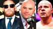 Dana White confirms Conor McGregor to take time off from UFC,UFC FN 99,100 and Bellator 165 Results