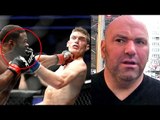 Tyron Woodley lost the fight against Wonderboy-Dana White,Khabib vs Ferguson could have been saved