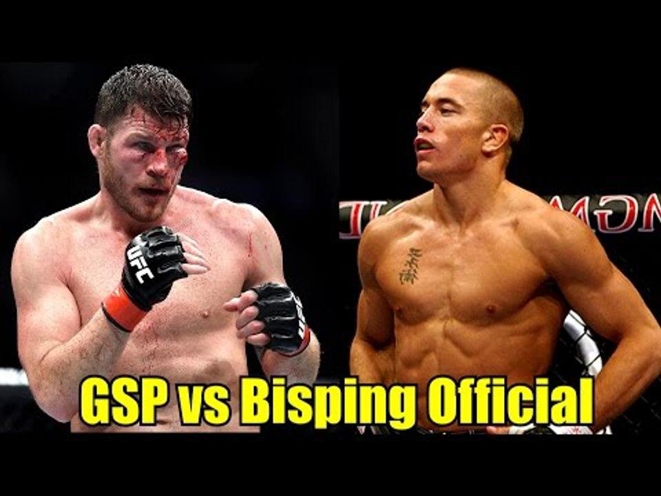 Its Official-Dana White Announces GSP vs Bisping for Middleweight title,Tyron should be a Stud Champ