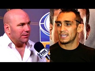 Dana white gives an update on Khabib's health,Tony on why he turned down replacement bout