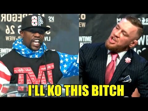 Conor McGregor promises to KO Floyd within RD 4,Floyd slams B -h McGregor-LA conference highlights