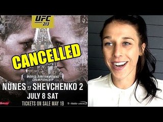 Amanda Nunes pulls out of UFC 213,Joanna Jedrzejczyk offers to fight Shevchenko,TUF 25 Results