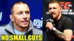 GSP on fighting Conor McGregor-I don't challenge guys from lower wt classes,DC on GSP
