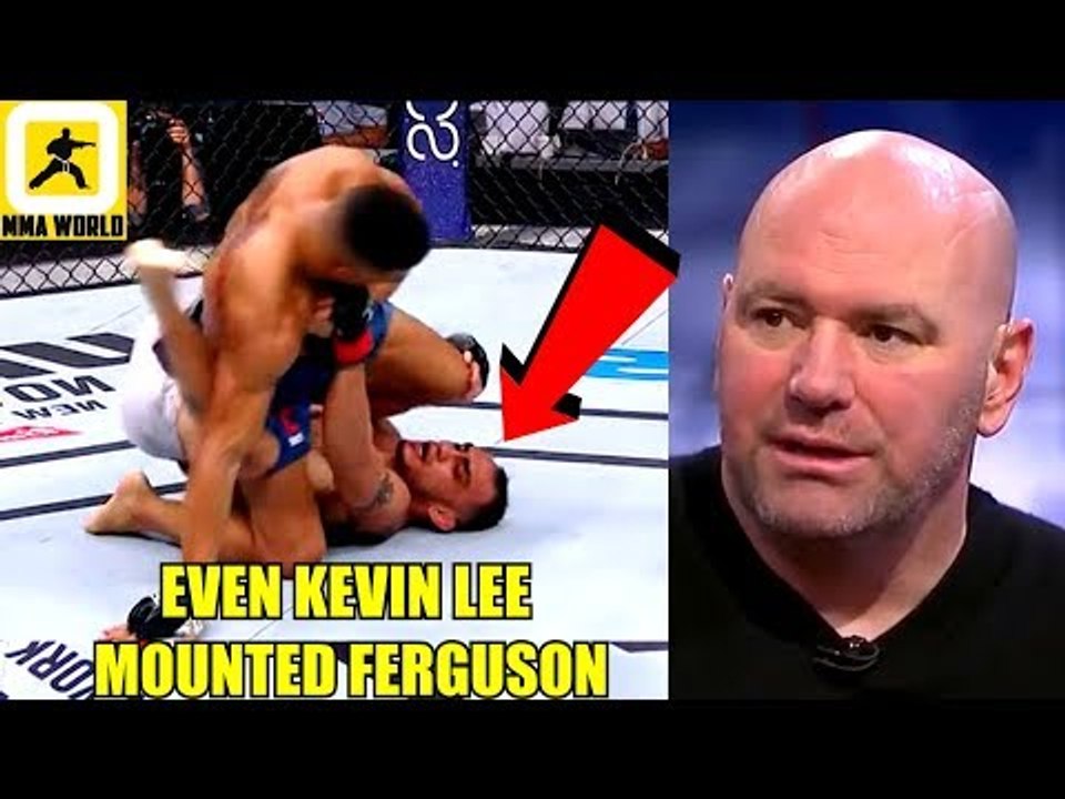I'm Concerned for Ferguson against Khabib because even Kevin Lee móunted him,Dana on Ronda,Octagon
