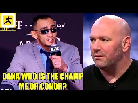 Am i the real the lightweight champ? i don't even know if I'm fíghting for the real belt,DC,Octagon