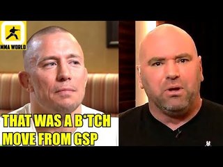 GSP is a príck for vacating the middleweight title,Dana protecting new cash cow Darren Till?