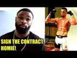 Tyron Woodley has accepted a fight with Nate Diaz at UFC 219 now waiting on Nate,DC on Silva