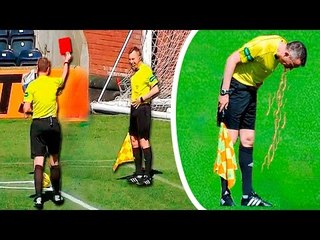 Top 10 Funny Stupid Red Cards In Football