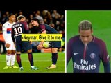 Teammate Fights Over Penalty • Neymar, Ronaldo, Cavani