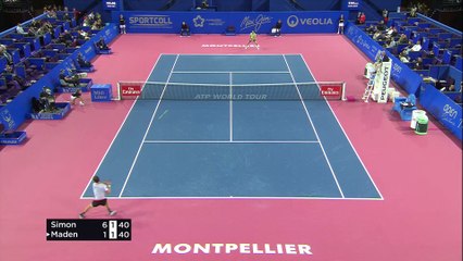 Résumé du match : Gilles Simon vs Yannick Maden - 06/02/2018