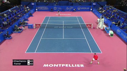 Résumé du match : David Ferrer vs Karen Khachanov - 06/02/2018