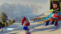 PROFESSIONAL PLAYER TEACHES AMATEUR! (Steep: Road to the Olympics)