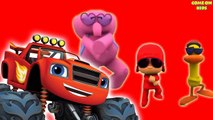 Bathing Colors Fun | Blaze, Robocar Poli, Super Wings | Colors for Children to Learn with Vehicles