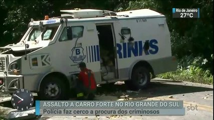 Polícia gaúcha prende três suspeitos de assalto a carros-fortes