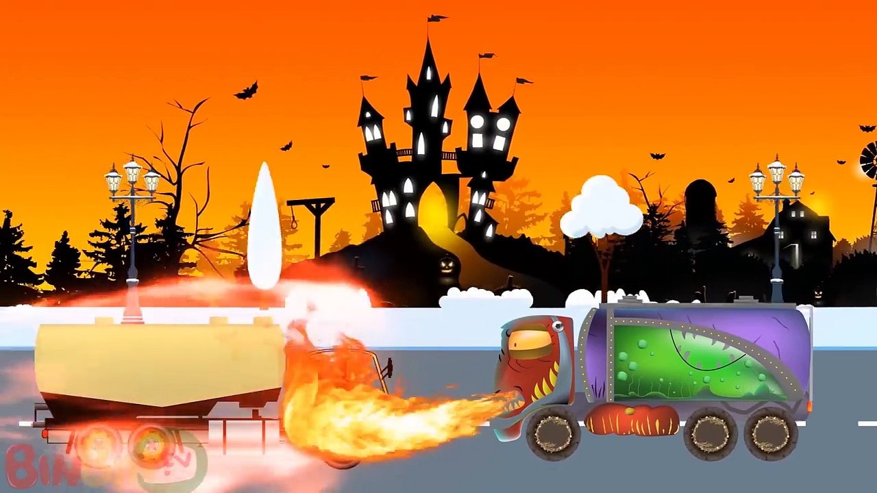 Good vs Evil | Good Garbage vs Evil Excavator | Street Vehicles Battles for Children | BinBin Tv