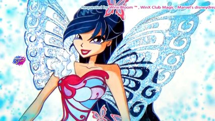 öğretici Çizim butterflix✥ musa winx club çizmek ✥how