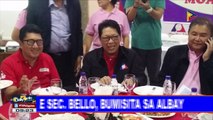 DOLE Sec. Bello, bumisita sa Albay