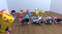 The Peanuts Movie (new) FULL SET Happy Meal Review Time   SHOUT OUTS! | Bins Toy Bin