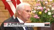 Pence announces new sanctions on North Korea, while reiterating 'all options remain on the table'