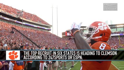 Top Recruits in Six States Commit to Clemson