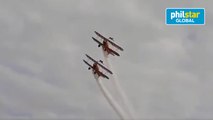 Aerosuperbatics Wingwalkers at the 22nd International Hot Air Balloon Festival kicks off in Clark, Pampanga