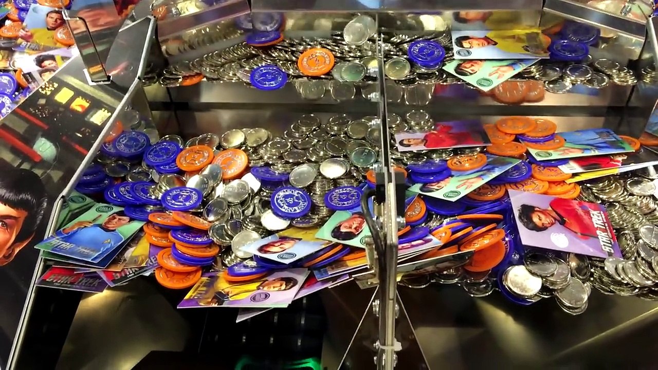 Arcade Cabinet REBOOTED! | So Much LOOT To WIN! | Star Trek Coin Pusher Arcade Game WINNING JACKPOTS