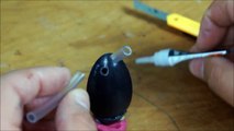 Making A Beetle Fishing Lure From Plastic Spoons