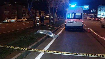 Yolun karşısına geçmek isteyen yaya kazada hayatını kaybetti