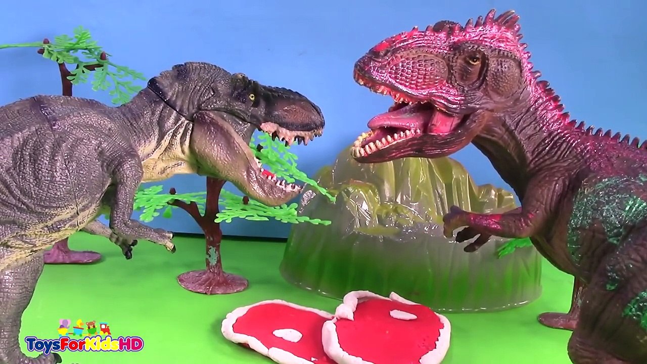 Videos de Dinosaurios para niños - Las Mejores Luchas de Dinosaurios de juguete #4 ToysForKidsHD