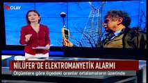 Nilüfer'de elektromanyetik alarmı