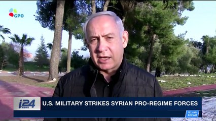 Download Video: i24NEWS DESK | U.S. military strikes Syrian pro-regime forces | Thursday, February 8th 2018