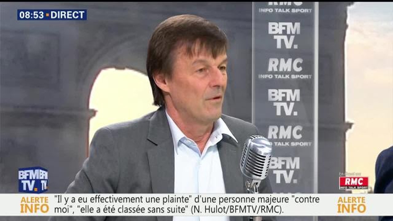 Rumeurs de harcèlement sexuel : Nicolas Hulot affirme qu'Emmanuel Macron et Edouard Philippe ont "confiance" en lui