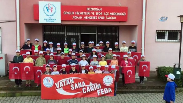 Bozdoğanlı öğrenciler Afrin kahramanlarına şiirle moral verdi