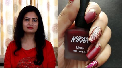 Bridal Nail Art/ Indian Wedding Nail Art Design