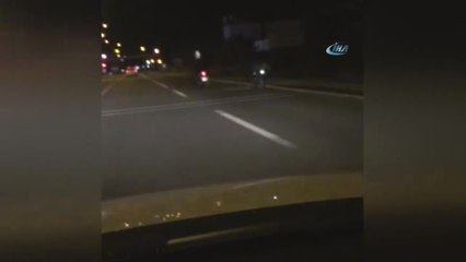 Trafikte Tehlikeli Akrobasi Kamerada