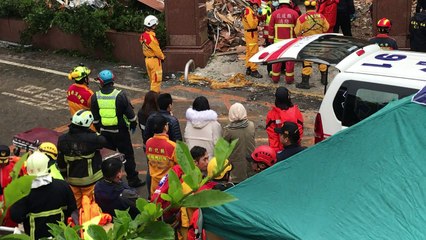 Busca por sobreviventes em Taiwan