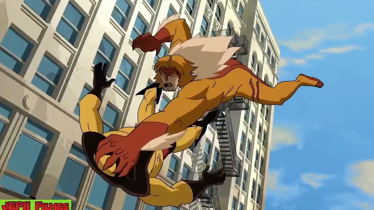 Wolverine & Homem Aranha vs Dentes de Sabre ( Final)