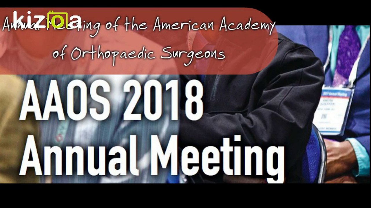 Ortopedico Ernesto Rulli presenta: Annual Meeting of the American Academy of Orthopaedic Surgeons