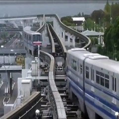 The amazing train route in Japan! "Osaka monorail"