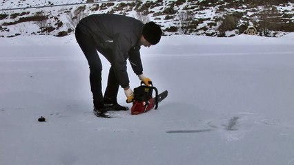 Çıldır Gölü kış şölenine hazır - ARDAHAN