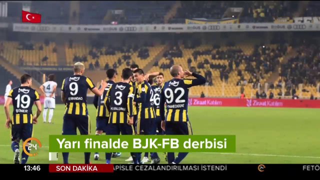 Yarı finalde BJK-FB derbisi